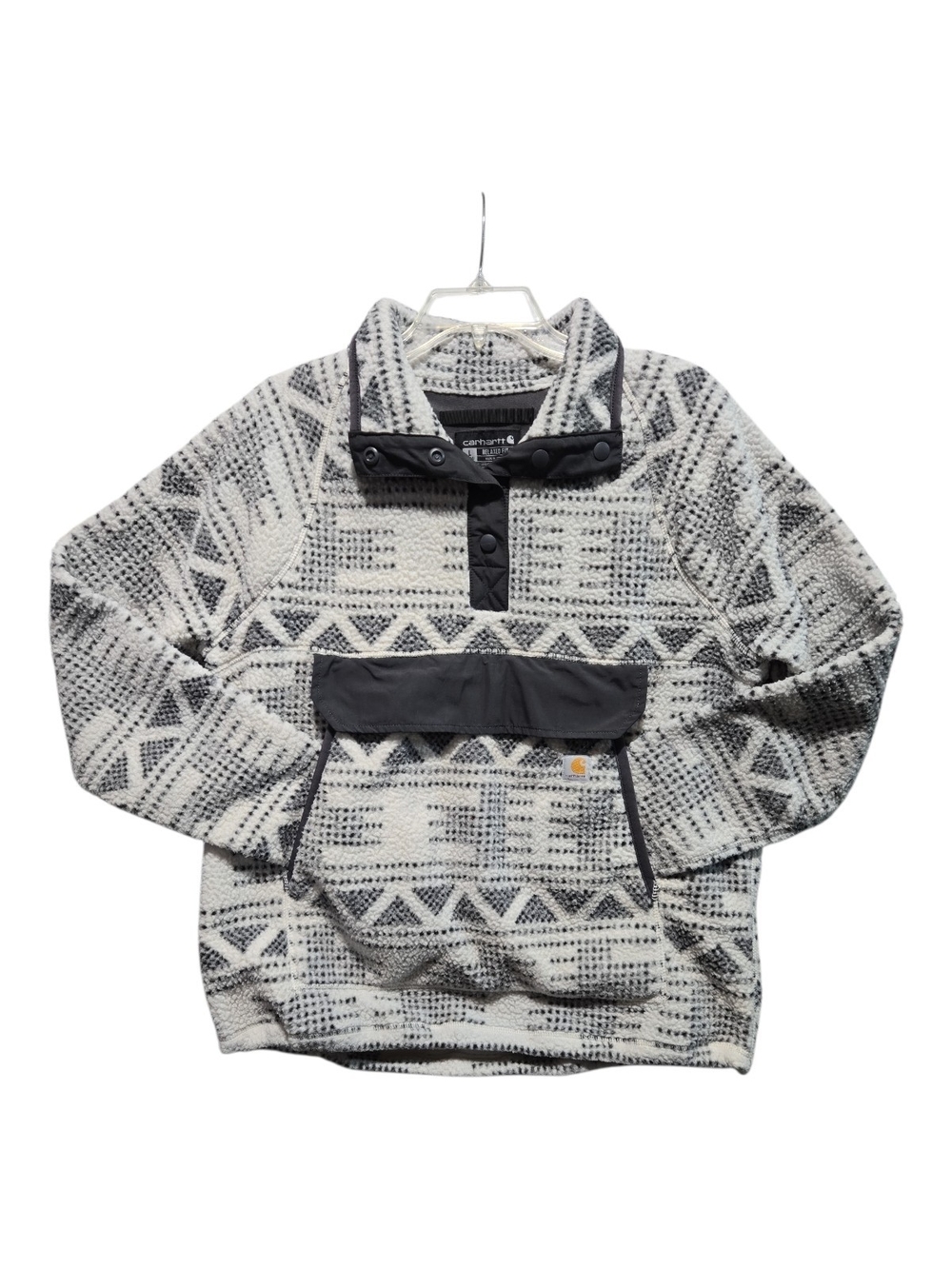 Carhartt Relaxed Fit Southwestern Fleece Pullover Jacket Women's Size Large